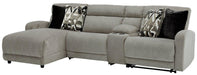 Colleyville Power Reclining Sectional with Chaise - Bargain Furniture (Detroit, MI)