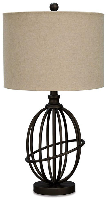 Manasa Lamp Set - Bargain Furniture (Detroit, MI)