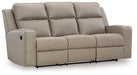 Lavenhorne Reclining Sofa with Drop Down Table - Bargain Furniture (Detroit, MI)