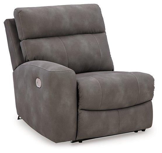 Next-Gen DuraPella Power Reclining Sectional Loveseat with Console - Bargain Furniture (Detroit, MI)