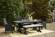 Beachcroft Outdoor Dining Set - Bargain Furniture (Detroit, MI)