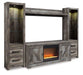 Wynnlow 4-Piece Entertainment Center with Electric Fireplace - Bargain Furniture (Detroit, MI)