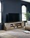 Krystanza TV Stand with Electric Fireplace - Bargain Furniture (Detroit, MI)