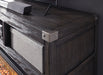 Todoe 65" TV Stand with Electric Fireplace - Bargain Furniture (Detroit, MI)