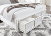 Chalanna Upholstered Storage Bed - Bargain Furniture (Detroit, MI)
