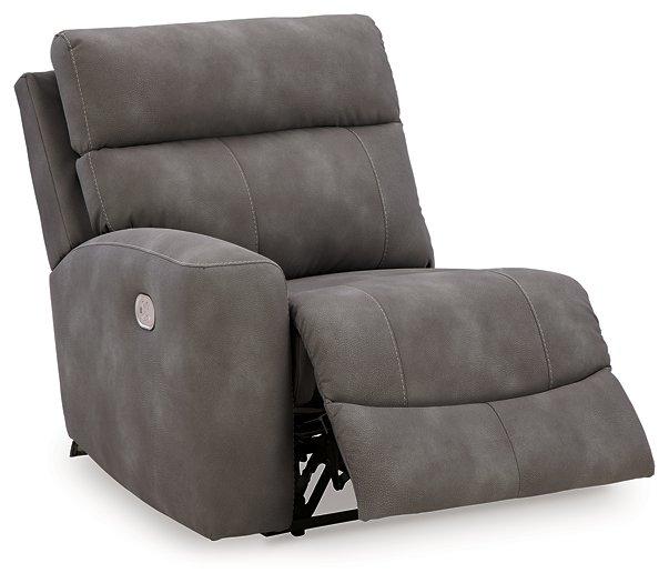 Next-Gen DuraPella Power Reclining Sectional Loveseat with Console - Bargain Furniture (Detroit, MI)