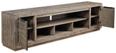 Krystanza TV Stand with Electric Fireplace - Bargain Furniture (Detroit, MI)