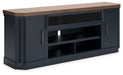 Landocken 83" TV Stand with Electric Fireplace - Bargain Furniture (Detroit, MI)