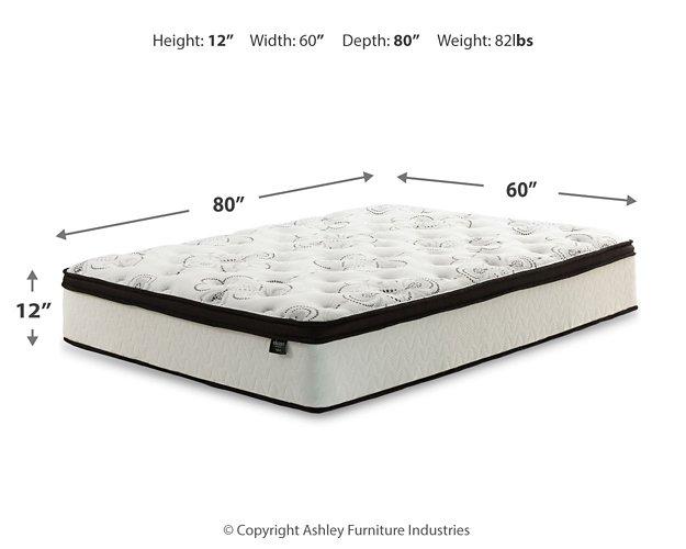 Chime 12 Inch Hybrid Mattress in a Box - Bargain Furniture (Detroit, MI)