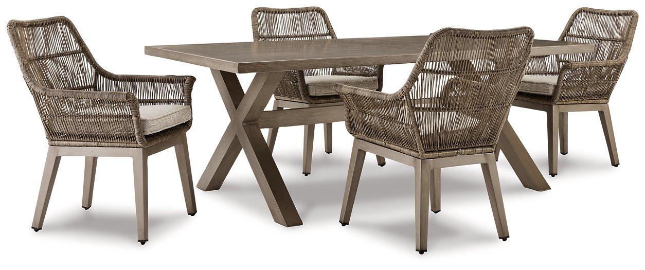 Beach Front Outdoor Dining Set - Bargain Furniture (Detroit, MI)