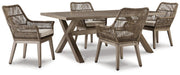 Beach Front Outdoor Dining Set - Bargain Furniture (Detroit, MI)