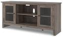 Arlenbry 60" TV Stand with Electric Fireplace - Bargain Furniture (Detroit, MI)
