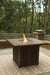 Paradise Trail Outdoor Counter Height Dining Table with 4 Barstools - Bargain Furniture (Detroit, MI)