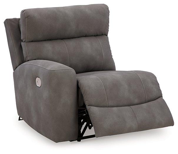 Next-Gen DuraPella Power Reclining Sectional Loveseat with Console - Bargain Furniture (Detroit, MI)