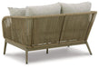Swiss Valley Outdoor Loveseat with Cushion - Bargain Furniture (Detroit, MI)