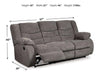Tulen Reclining Sofa - Bargain Furniture (Detroit, MI)