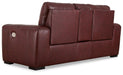 Alessandro Power Reclining Loveseat with Console - Bargain Furniture (Detroit, MI)