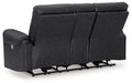 Axtellton Power Reclining Loveseat with Console - Bargain Furniture (Detroit, MI)