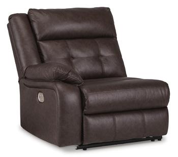 Punch Up Power Reclining Sectional Loveseat with Console - Bargain Furniture (Detroit, MI)
