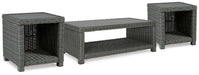 Elite Park Outdoor Occasional Table Set - Bargain Furniture (Detroit, MI)