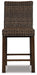 Paradise Trail Outdoor Counter Height Dining Table with 4 Barstools - Bargain Furniture (Detroit, MI)