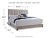 Dolante Upholstered Bed - Bargain Furniture (Detroit, MI)