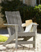 Visola Outdoor Adirondack Chair and End Table - Bargain Furniture (Detroit, MI)