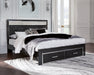 Kaydell Upholstered Panel Storage Bed - Bargain Furniture (Detroit, MI)