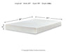 Chime 8 Inch Memory Foam Mattress in a Box - Bargain Furniture (Detroit, MI)