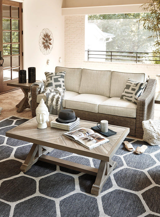 Beachcroft Outdoor Conversation Set - Bargain Furniture (Detroit, MI)