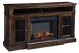 Roddinton 72" TV Stand with Electric Fireplace - Bargain Furniture (Detroit, MI)