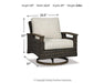 Paradise Trail Swivel Lounge Chair (Set of 2) - Bargain Furniture (Detroit, MI)