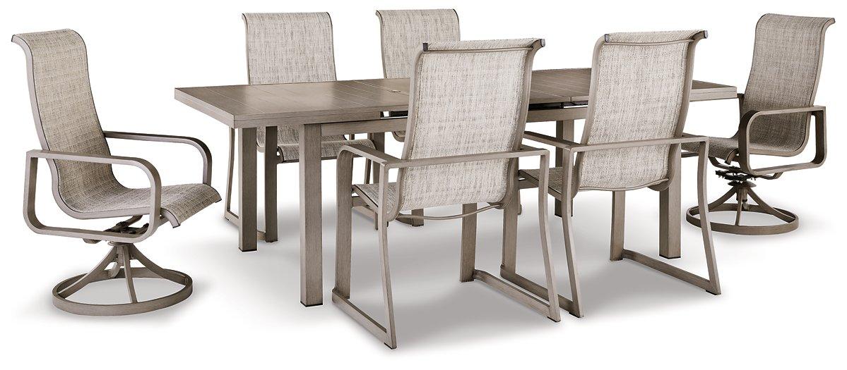 Beach Front Outdoor Dining Set - Bargain Furniture (Detroit, MI)