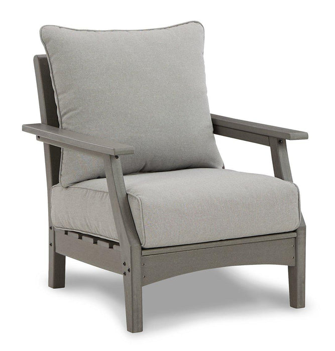 Visola Outdoor Sofa and Loveseat Set - Bargain Furniture (Detroit, MI)