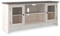 Dorrinson 60" TV Stand with Electric Fireplace - Bargain Furniture (Detroit, MI)