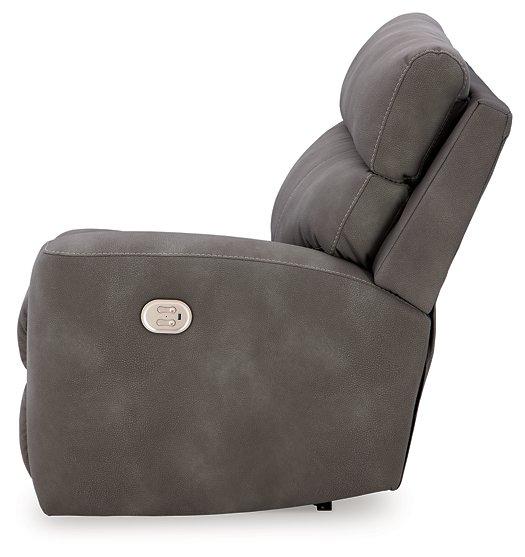 Next-Gen DuraPella Power Reclining Sectional Loveseat with Console - Bargain Furniture (Detroit, MI)