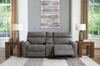 Next-Gen DuraPella Power Reclining Sectional Loveseat with Console - Bargain Furniture (Detroit, MI)