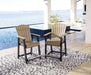 Fairen Trail Outdoor Counter Height Bar Stool (Set of 2) - Bargain Furniture (Detroit, MI)