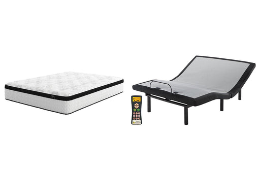 Chime 12 Inch California King Hybrid Mattress Package - Bargain Furniture (Detroit, MI)