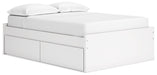 Onita Bed with 2 Side Storage - Bargain Furniture (Detroit, MI)