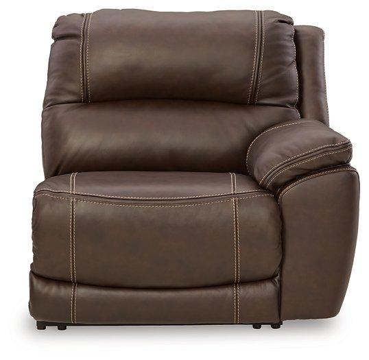 Dunleith Power Reclining Loveseat with Console - Bargain Furniture (Detroit, MI)