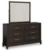 Neymorton Dresser and Mirror - Bargain Furniture (Detroit, MI)