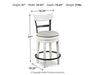 Valebeck Counter Height Bar Stool - Bargain Furniture (Detroit, MI)