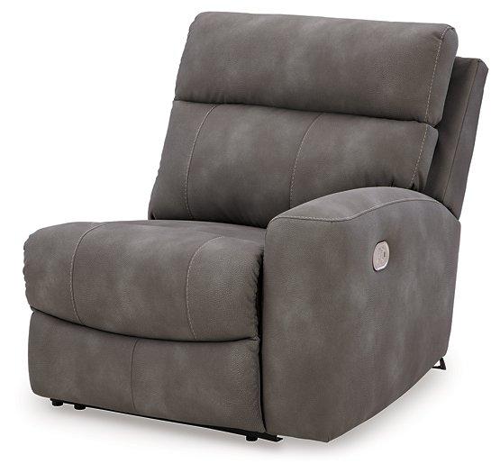 Next-Gen DuraPella Power Reclining Sectional Loveseat with Console - Bargain Furniture (Detroit, MI)