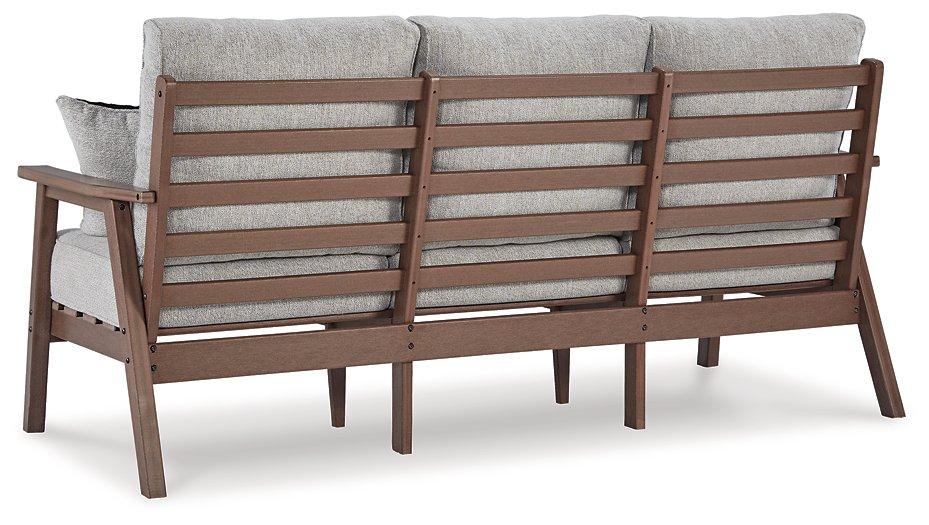 Emmeline Outdoor Sofa with Cushion - Bargain Furniture (Detroit, MI)