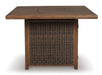 Paradise Trail Outdoor Counter Height Dining Table with 4 Barstools - Bargain Furniture (Detroit, MI)