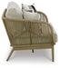 Swiss Valley Outdoor Loveseat with Cushion - Bargain Furniture (Detroit, MI)
