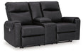 Axtellton Power Reclining Loveseat with Console - Bargain Furniture (Detroit, MI)