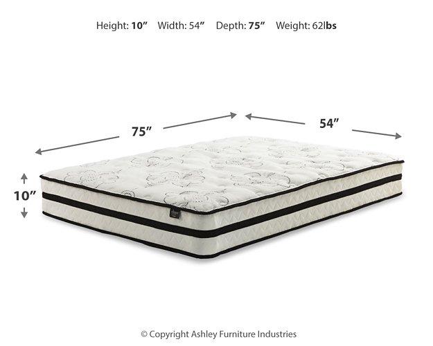 Chime 10 Inch Hybrid Mattress in a Box - Bargain Furniture (Detroit, MI)