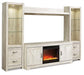 Bellaby 4-Piece Entertainment Center with Fireplace - Bargain Furniture (Detroit, MI)